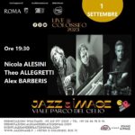 1 SETTEMBRE LIVE AT COLOSSEO |  Nicola ALESINI – Theo ALLEGRETTI – Alex BARBERIS