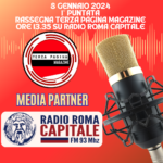 TERZA PAGINA MAGAZINE MEDIA PARTNER RADIO ROMA CAPITALE FM93 MHZ